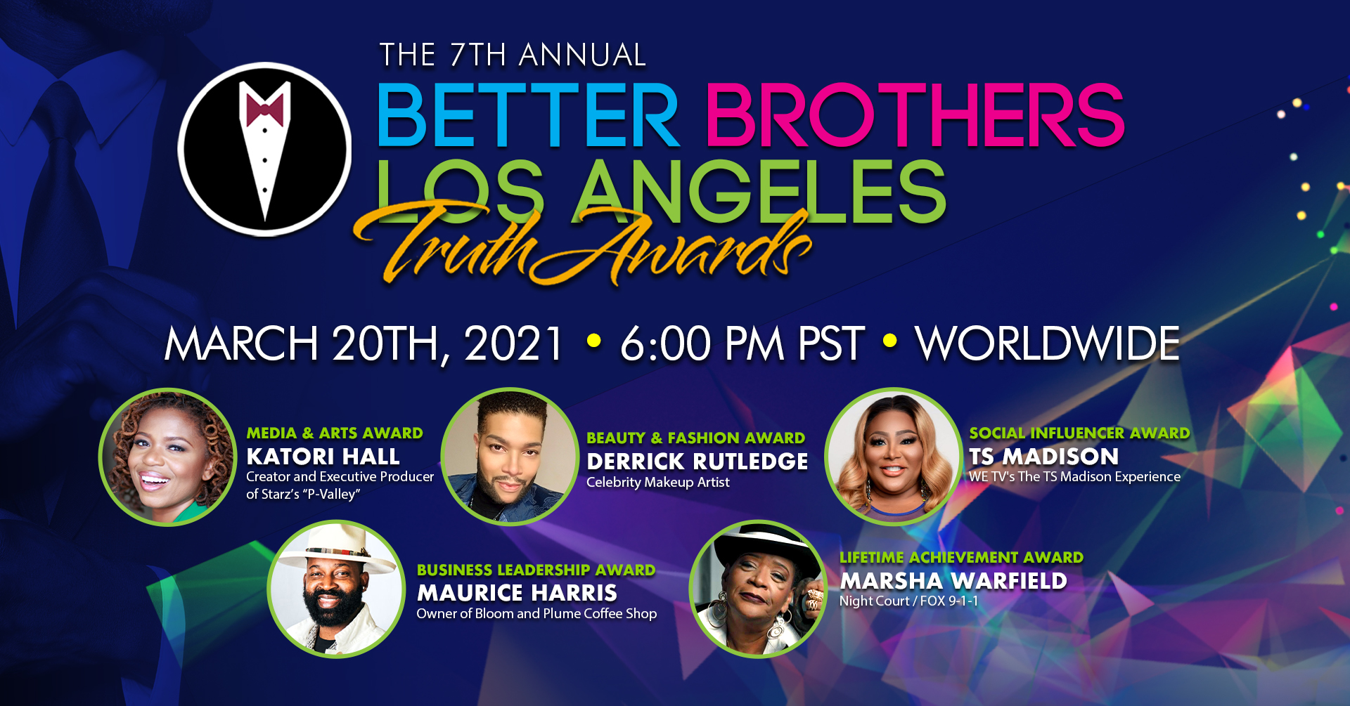 7th Annual Truth Awards Flyer with honorees.